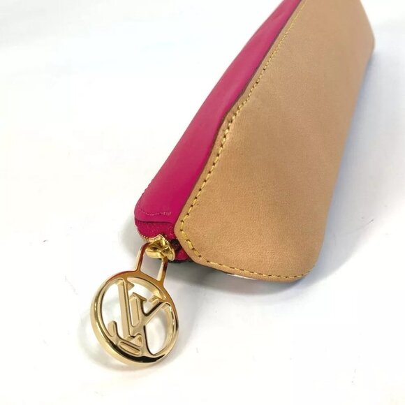 LOUIS VUITTON Monogram Trousse Elizabeth stationery pencil case Brown - Picture 9 of 13